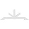 Ekena Millwork Vanguard Architectural Grade PVC Gable Bracket, 72"W x 27"H x 4"D x 4"F, 9/12 Pitch GBP072X27X0404VAN00 - alternate 3
